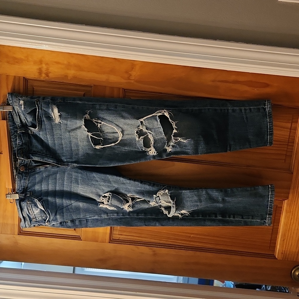 Joe's Distressed Ankle Jeans